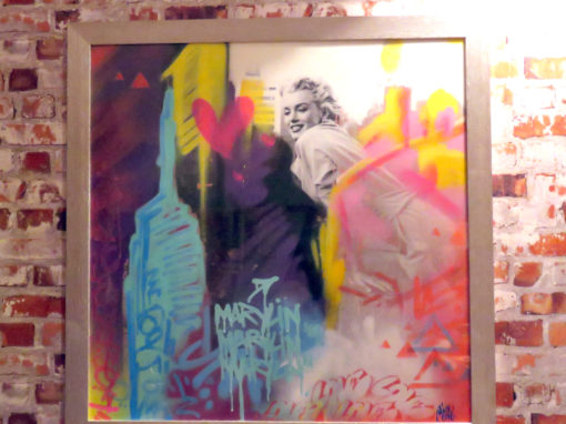 Marylin Monroe – graffiti peinture