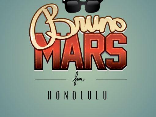 Typographie Bruno Mars