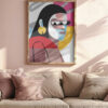 Affiche A3 femme cubisme street art SoLiCe – Image 2