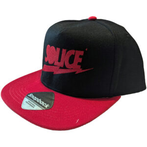 Casquette snap back SoLiCe - Noir et rouge