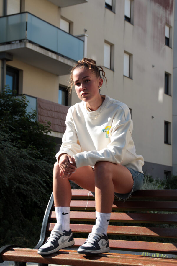 Sweat été palmier couleur ivoire SoLiCe – Image 9