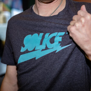 Tee shirt SoLiCe logo eclair Vert