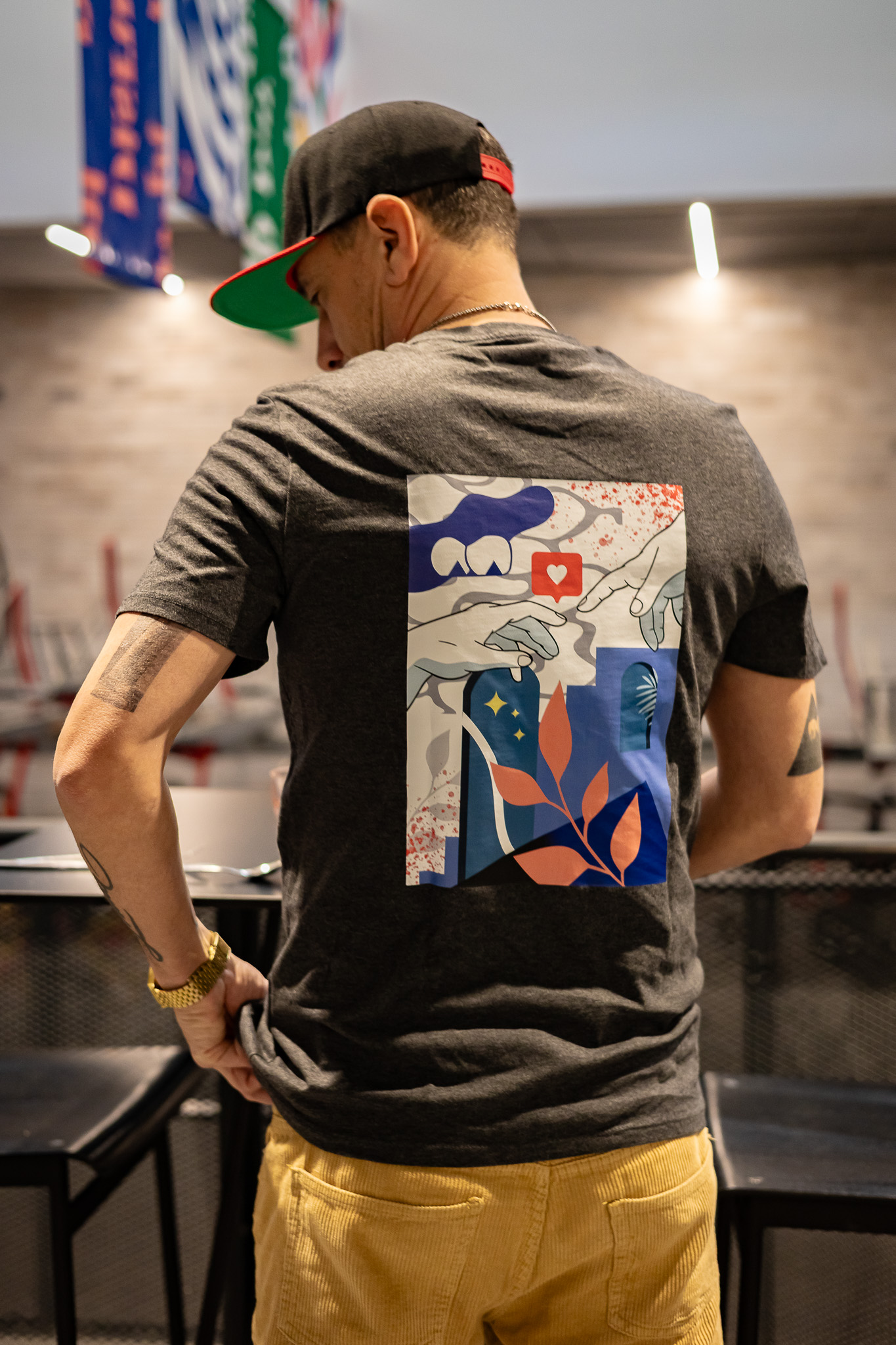 Tee shirt hommage à la rue Saint Laurent