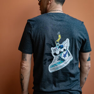 Tee shirt Gris Sneaker Basket