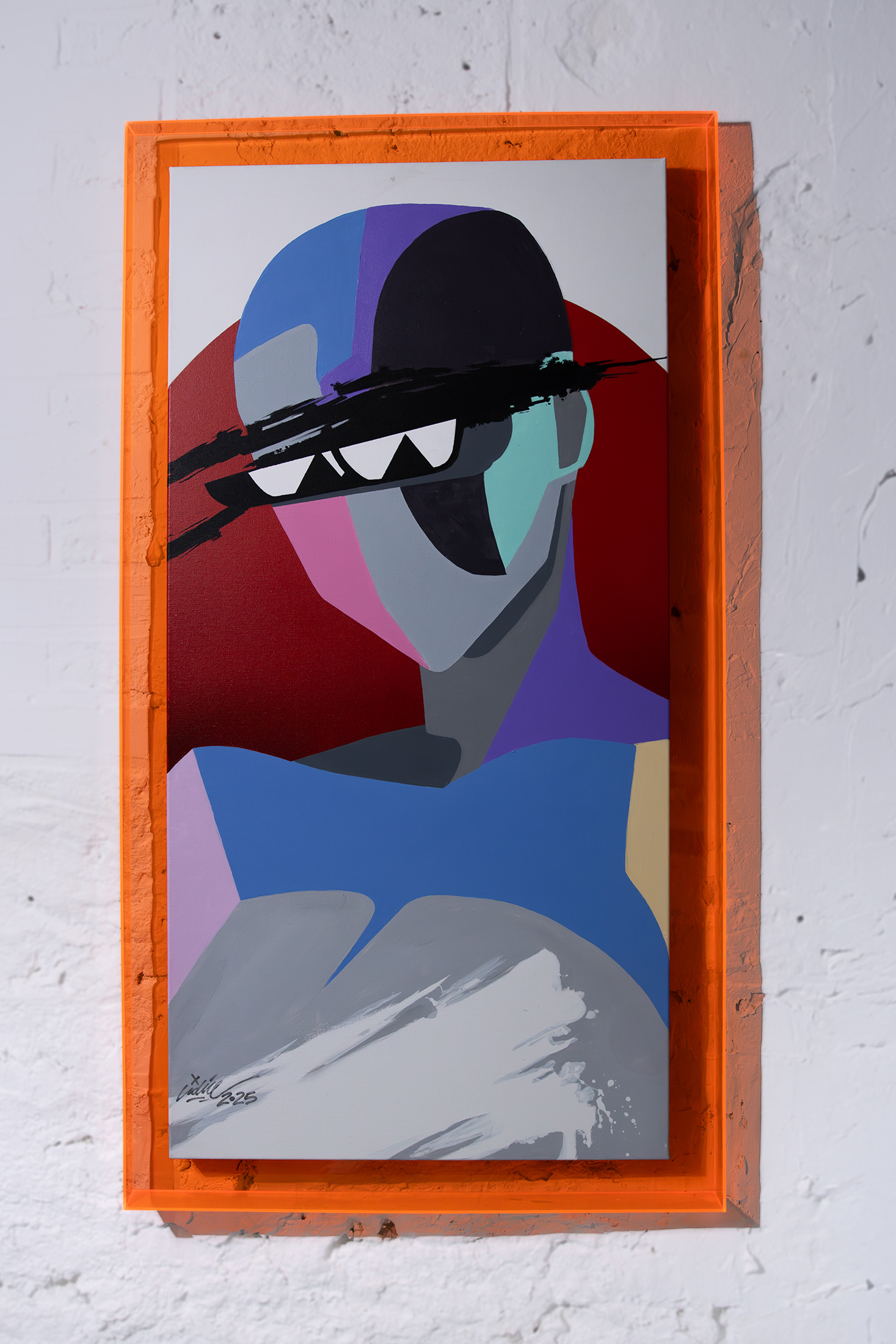 Toile visage android type daft punk – Image 4