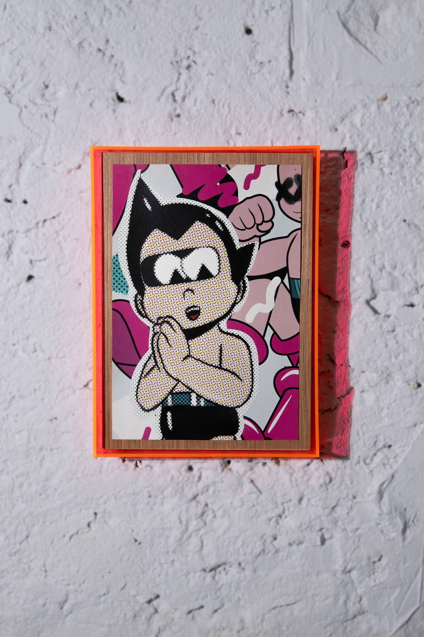 Cadre fluo impression HD sur bois ASTRO BOY – Image 4
