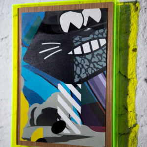 Triangle totoro jordan cadre fluo