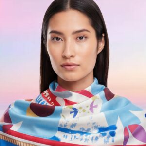 Foulard SoLiCe Colombes Paix