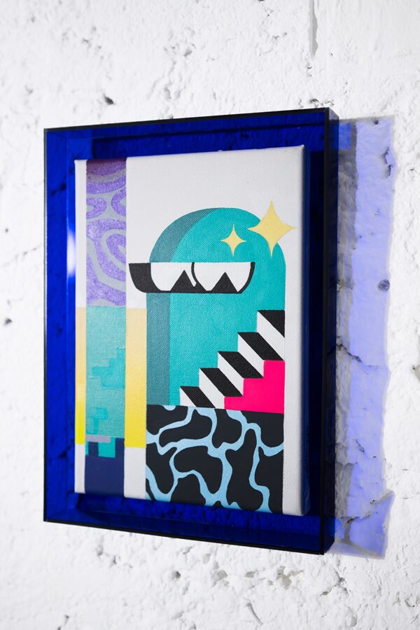 Toile Escape arche cadre fluo – Image 2