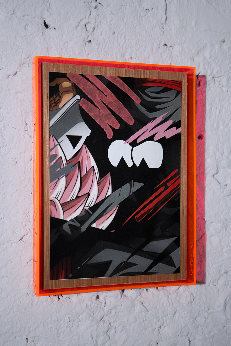 cadre fluo goku black solice