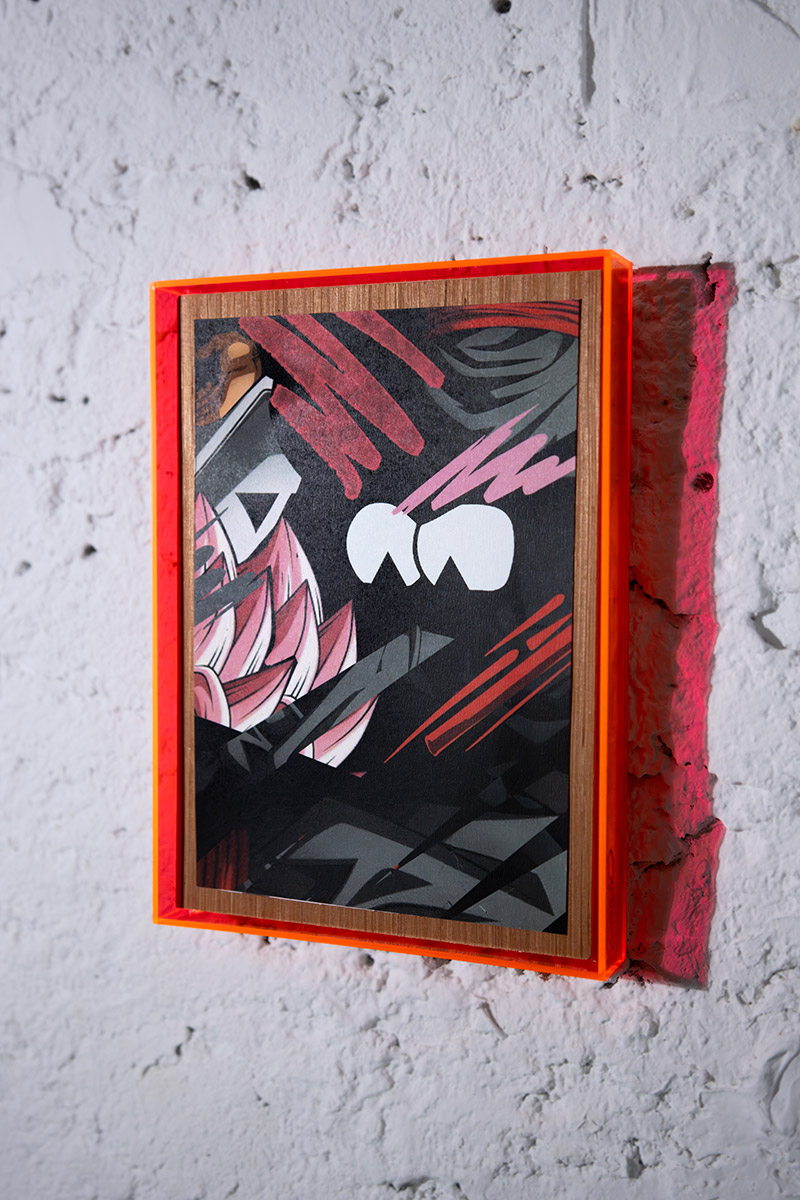 Cadre fluo impression HD Goku Black SoLiCe – Image 2
