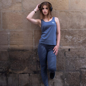 Débardeur bleu femme oiseau - SoLiCe