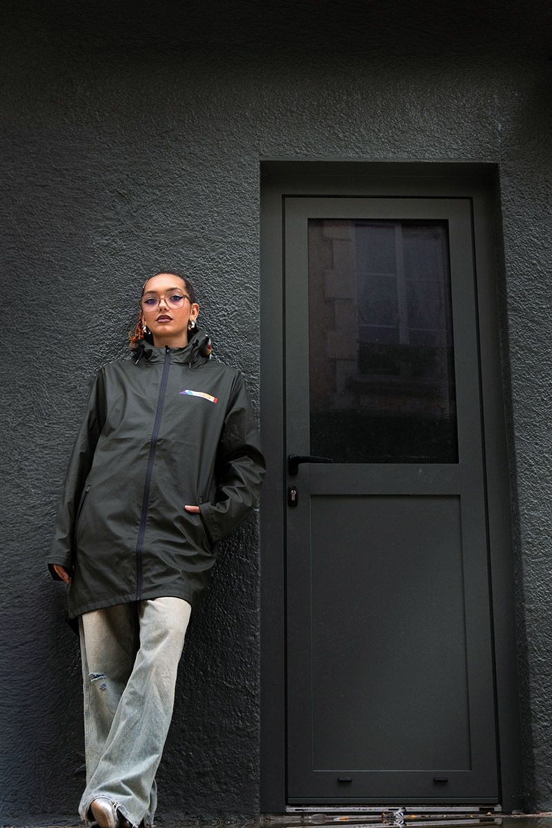 impermeable kaki solice