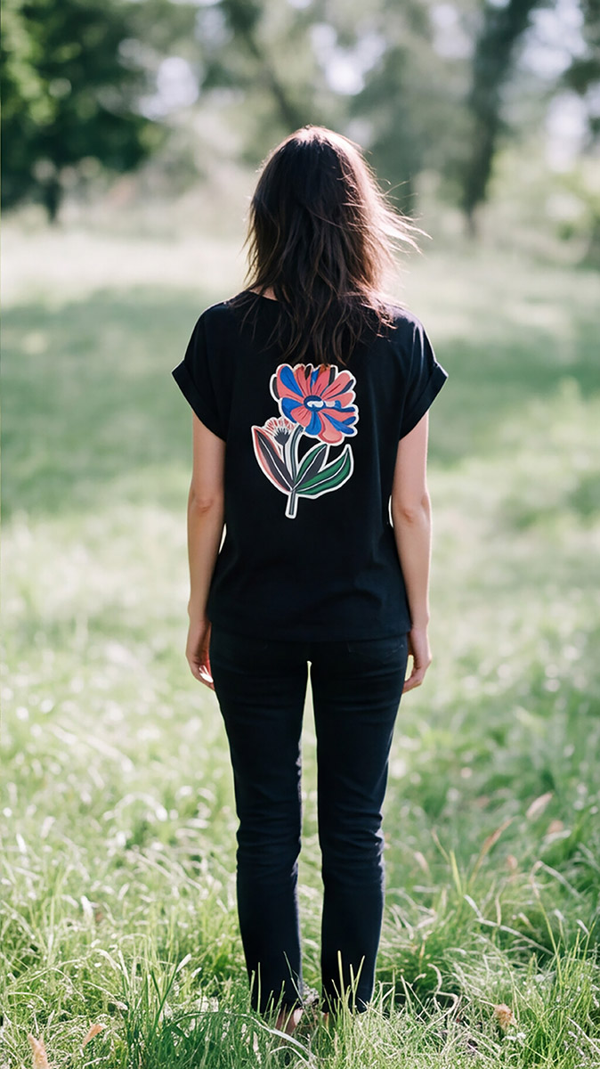 Débardeur femme noir Flow – Image 3
