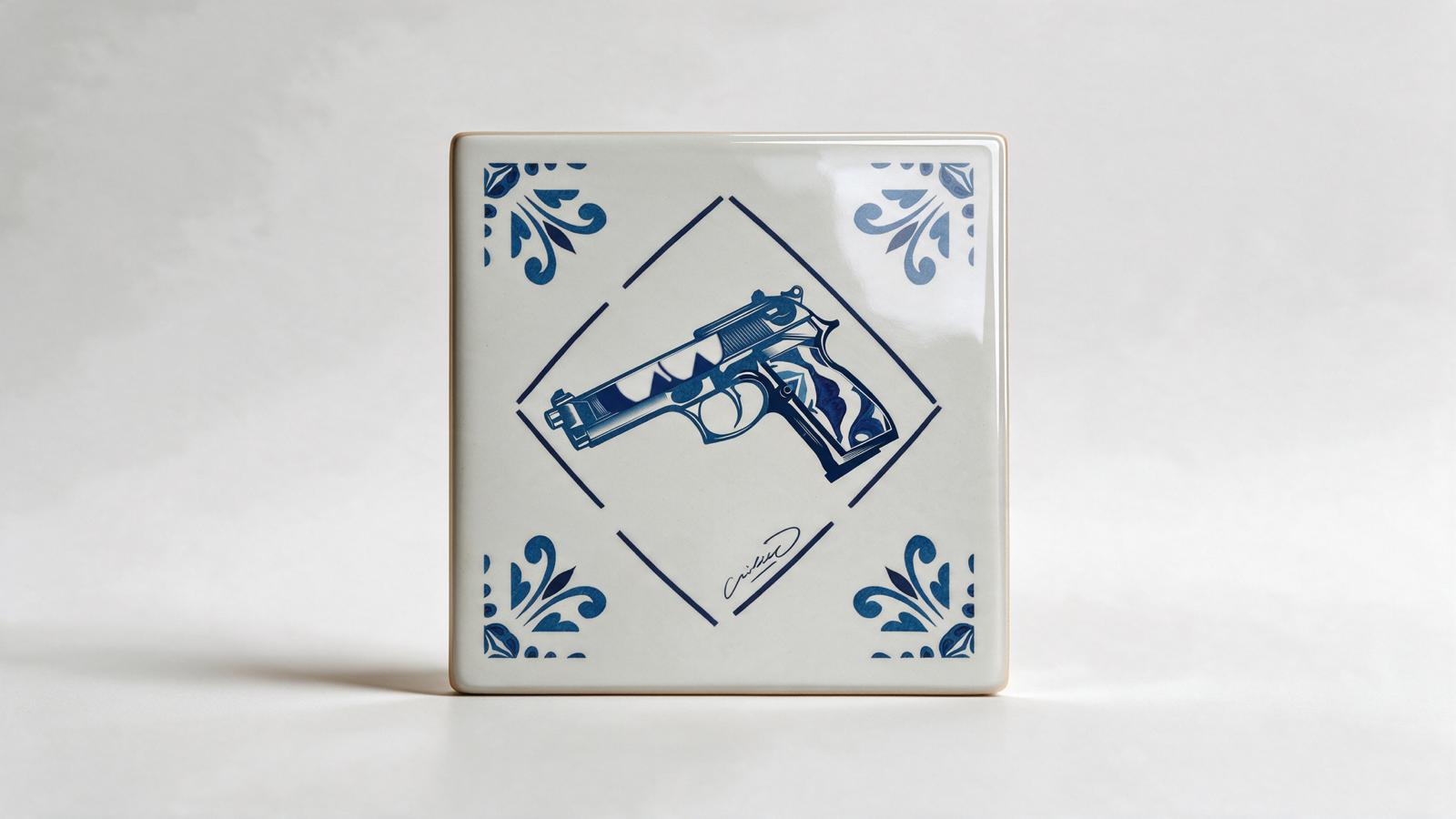 céramique pistol azulejo